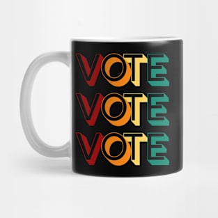 Retro vintage vote Mug